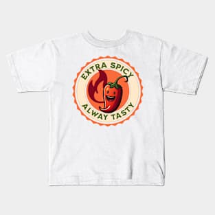 Extra Spicy Chili Pepper Kids T-Shirt